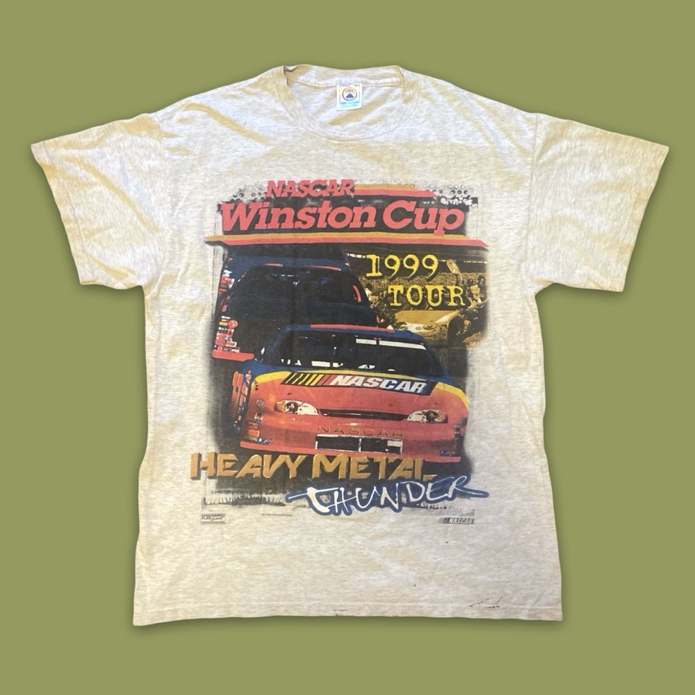 Vintage 1999 NASCAR L racing tee Winston Cup T-shirt